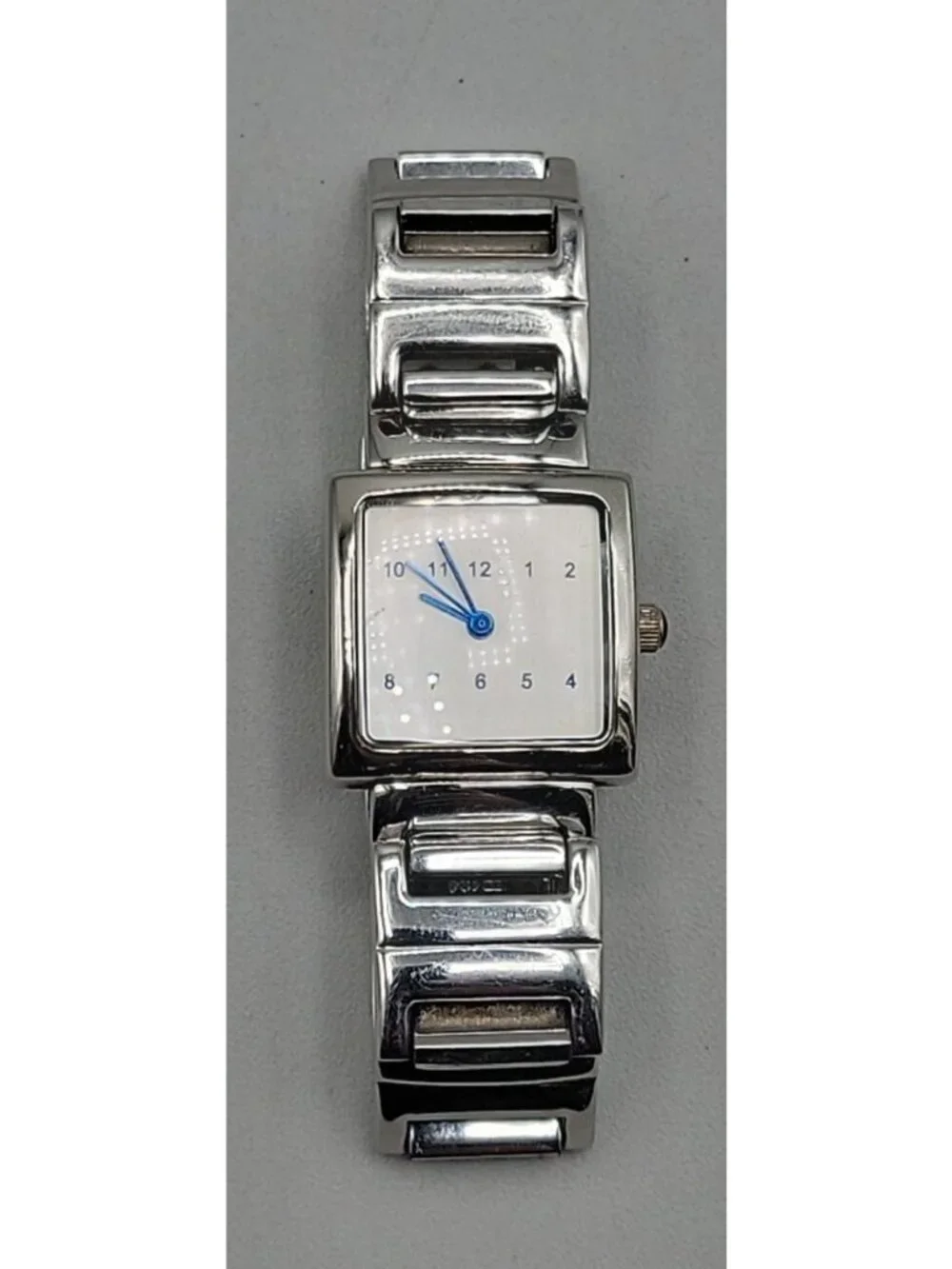 Vintage Android USA OKO Designs Square Silver Tone Women's Watch 22mm 6.5